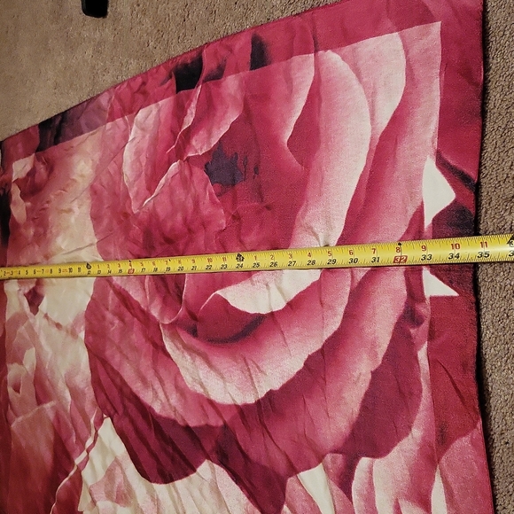 2 FOR $20 - Pink Rose Scarf - Picture 4 of 4